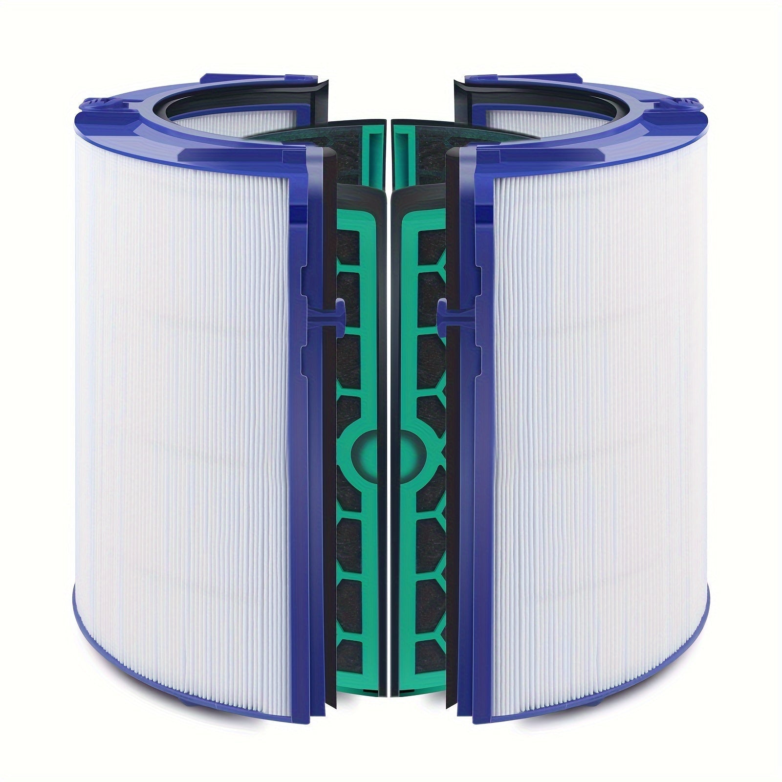 1 Unidad, Filtro Hepa Filtro De Carbón Activado Compatible Con El Purificador De Aire Dyson Tp04, Hp04, Dp04, Sistema De Filtro Sellado De Dos Etapas 360°, Ventilador Purificador De Aire Pure Cool