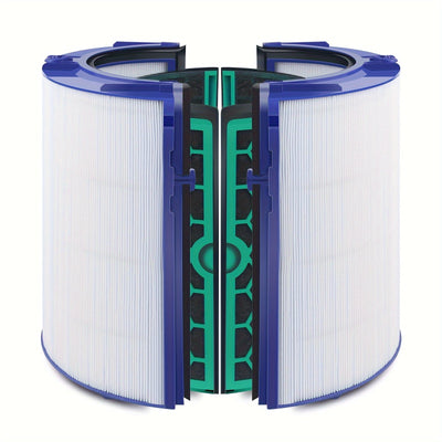 1 Unidad, Filtro Hepa Filtro De Carbón Activado Compatible Con El Purificador De Aire Dyson Tp04, Hp04, Dp04, Sistema De Filtro Sellado De Dos Etapas 360°, Ventilador Purificador De Aire Pure Cool