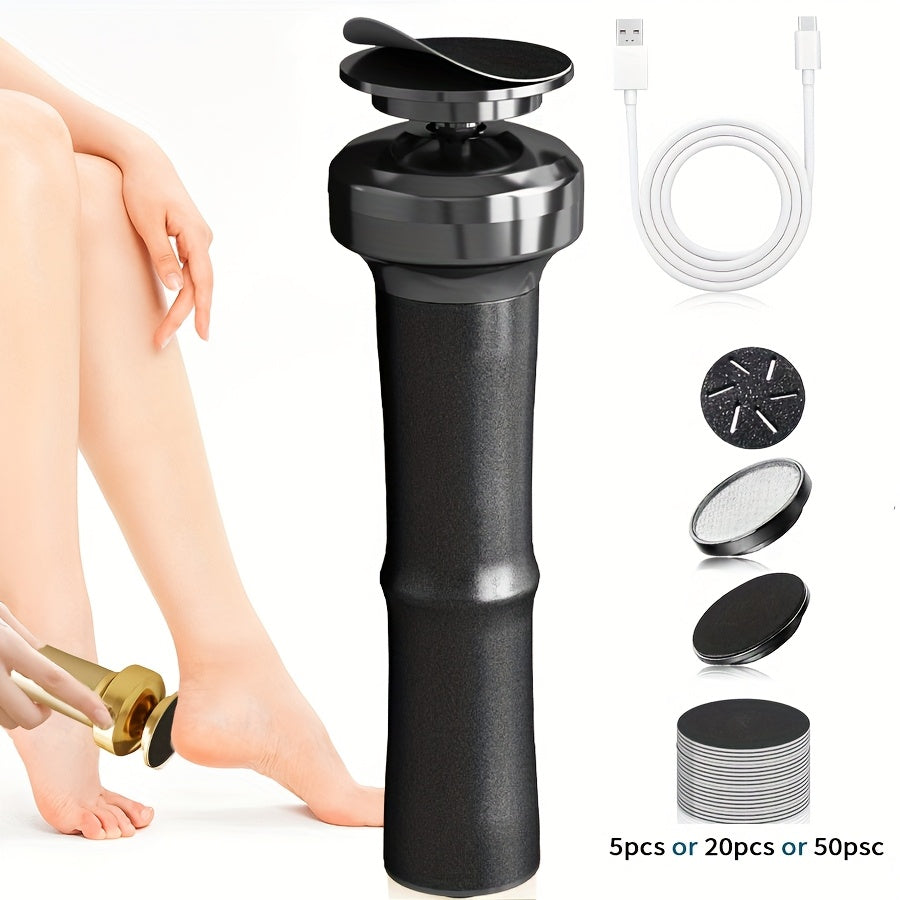 Amoladora de Pies Portátil, Ligera y Eléctrica para Exfoliación y Cuidado del Talón