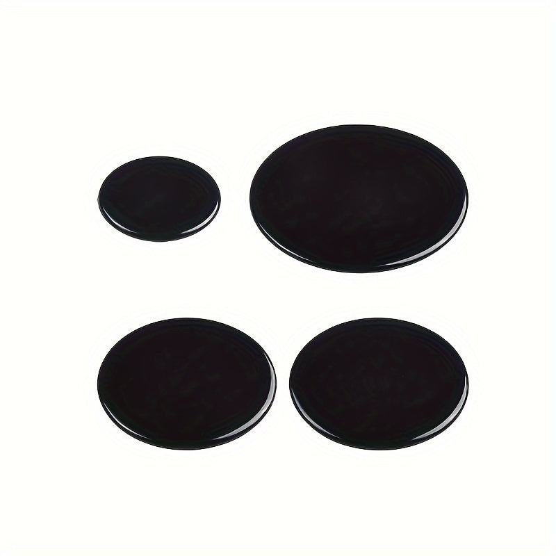 4pcs Adecuado para Estufa de Gas Incorporada SABAF Accesorios de Estufa de Gas Cubierta de Fuego Plana (55mm1pcs+75mm2pcs+100mm1pcs)