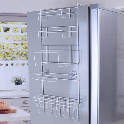 Rack Organizador De Cocina Para Refrigerador Metálico