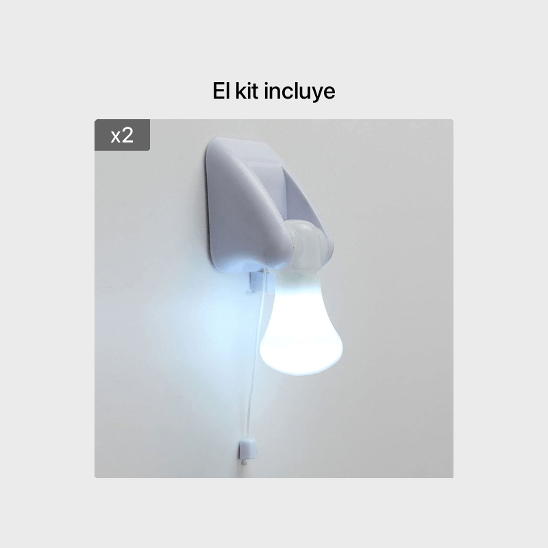 ¡Ilumina cualquier habitación al instante con esta lámpara de pared LED portátil a batería!