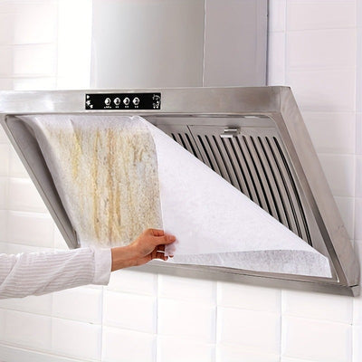 12 Piezas de Cubiertas Desechables para Campana Extractora - Protectores Antigrasa, Ajuste Perfecto para Cocinas a Gas y Eléctricas, Fácil Limpieza, Accesorios para Electrodomésticos de Cocina, Diseño Ajustado, Material Absorbente