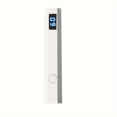 1pc Mini USB LED Lámpara Secadora de Uñas de Gel - Curado Rápido, Compacto, Portátil, Herramienta de Manicura de Eficiencia Energética para Esmalte de Gel - Perfecto para Uso Doméstico y de Salón - Batería Recargable de 180mAh, Carga USB, ≤36V