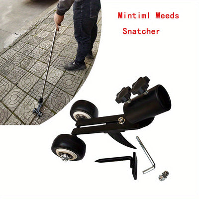 Herramienta Manual de Deshierbe Pesada con Rodillo - Eliminación Eficiente de Malezas para Césped, Jardín y Caminos - Sin Necesidad de Electricidad, Portátil para Espacios Estrechos y Bordes - Ideal para Hogar y Paisajismo Profesional, Desmalezadora Ergo