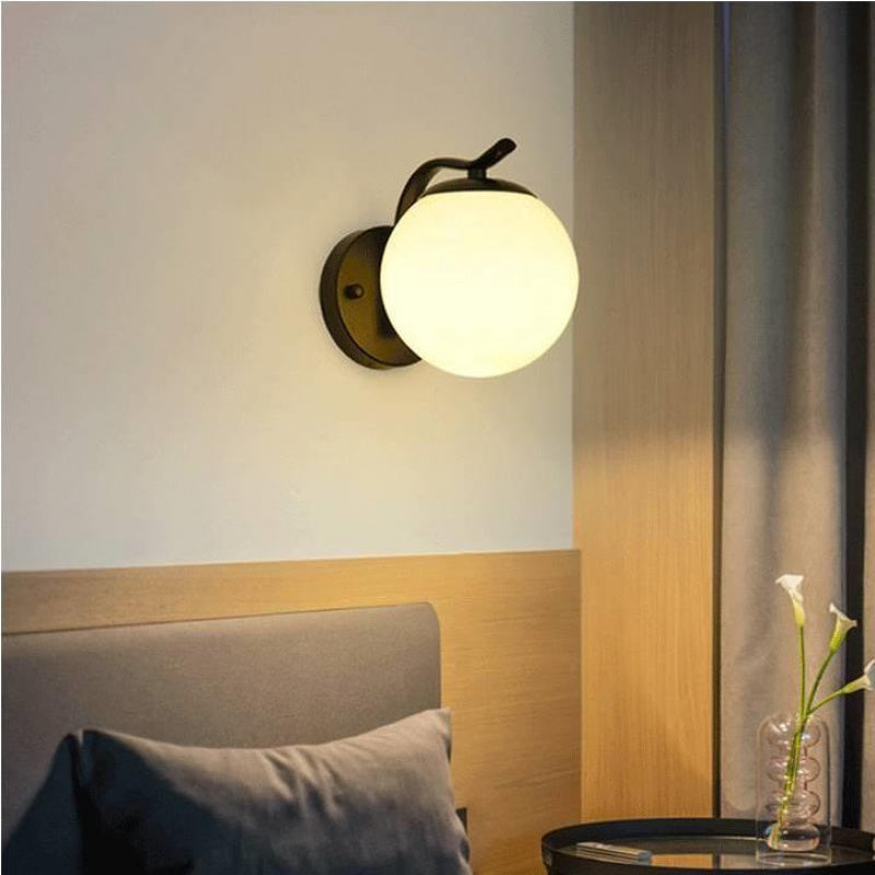 Luz de pared moderna E12 para dormitorio, sala de estar o pasillo - Diseño minimalista elegante con control de estado de ánimo ajustable, montaje semienterrado, hardware de instalación fácil incluido (luz no incluida), iluminación de habitaciones, ilumin