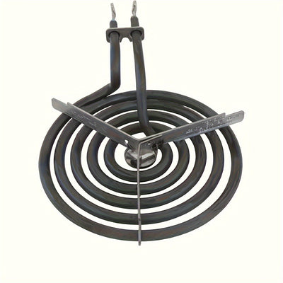 Elemento de Calor de Reemplazo para Estufa de Bobina Única Metálica Duradera con Diseño Circular y Patas Cruzadas, Distribución Eficiente del Calor para Cocinas Domésticas, Accesorios de Estufa, Construcción Robusta