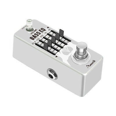 Amuzik Pedal de EQ para Bajo - Ecualizador Gráfico Profesional de 5 Bandas con True Bypass, ±18dB por Banda, Controles de Frecuencia (62.5Hz/125Hz/500Hz/1kHz/4kHz), Construcción Robusta para Guitarra Eléctrica, Compatible con Pedalboards - Para Principia