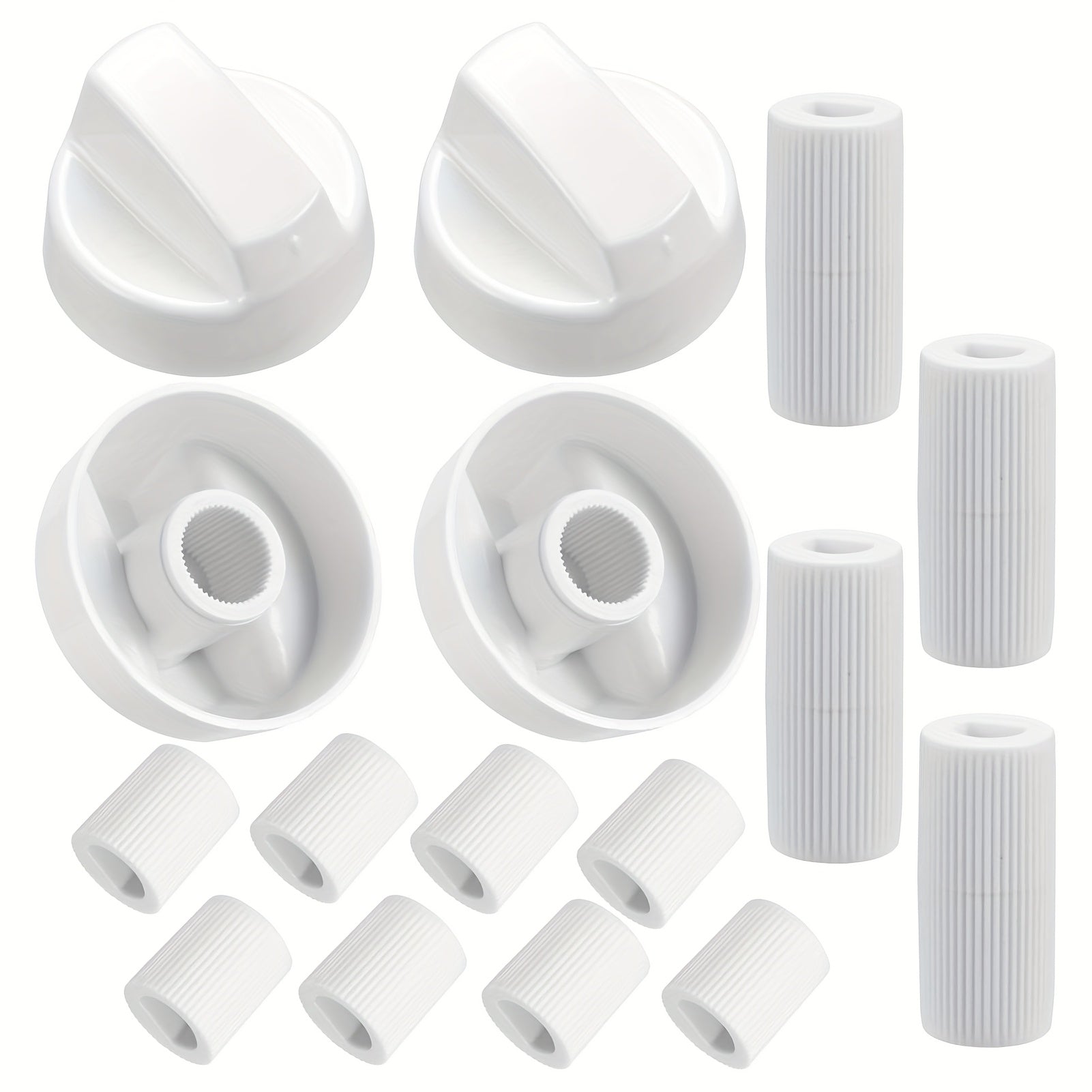 Juego de Repuesto para Perillas de Estufa de Gas, 4 piezas con Diámetro Interior de 6mm/8mm