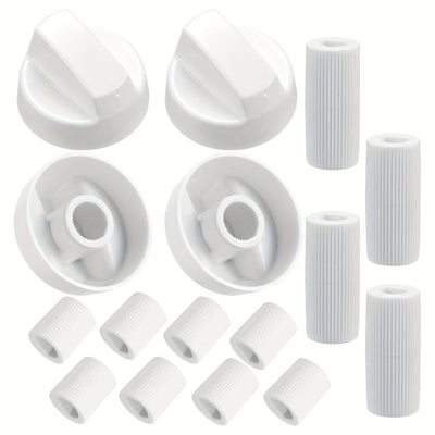 Juego de Repuesto para Perillas de Estufa de Gas, 4 piezas con Diámetro Interior de 6mm/8mm
