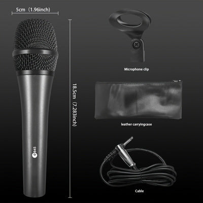 Nuevo micrófono inalámbrico E845, Micrófono profesional con conector de 6,35 mm, ideal para karaoke, transmisión en vivo, estudio de grabación de voz, sonido de alta fidelidad, diseño de metal elegante, compatibilidad plug & play