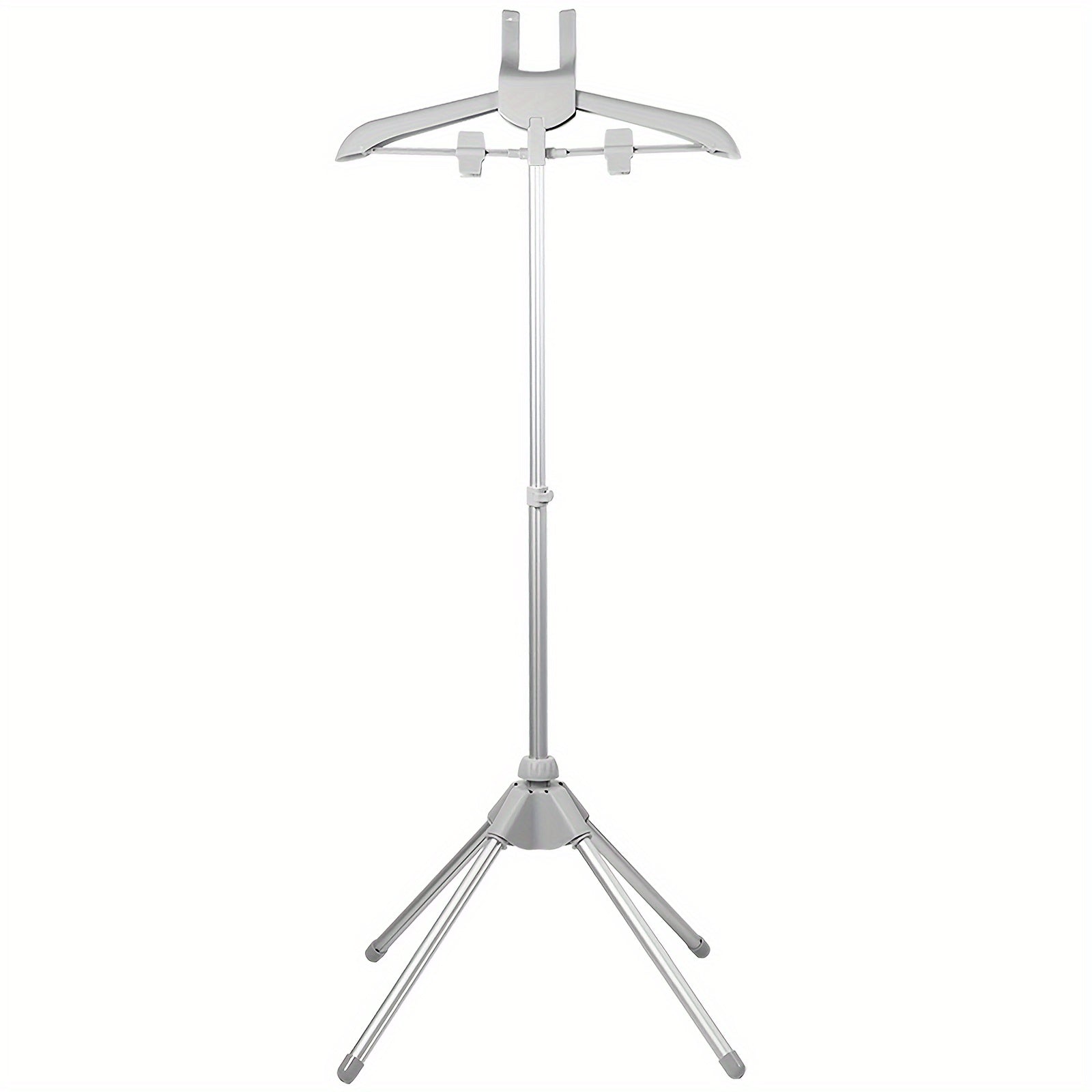 Soporte plegable para plancha de vapor, perchero telescópico ajustable en altura, organizador de ropa para dormitorio, 1 unidad