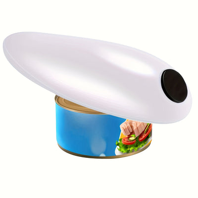 Abrebotellas Eléctrico, Compacto Inalámbrico, Alimentado por Batería (Requiere 2 AA, No Incluido), ≤36V Voltaje de Funcionamiento, Material ABS, Borde Suave de Seguridad y Apagado Automático, con Apagado Automático para Ancianos, Artritis, Manos Discapac