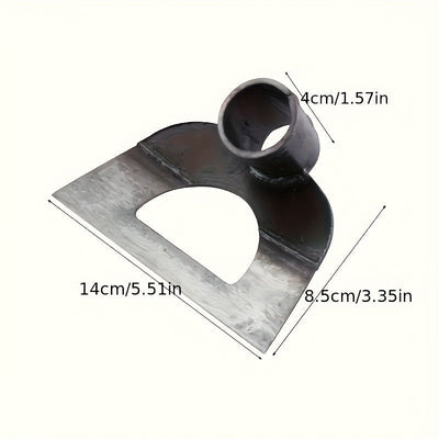 Cuchara de acero de manganeso de alta resistencia - Diseño grande y grueso en forma de corazón para una penetración eficiente del suelo, duradera para el jardinería al aire libre y el cuidado de la hierba, uso agrícola sin mango, forma única de corazón |