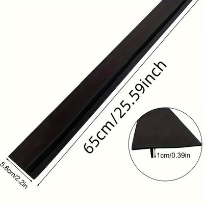 1 pieza, tira de silicona para cubrir huecos, 65 cm (25,59"), relleno de huecos para encimeras de cocina, espaciador de sellado para la superficie de la placa de cocción y el borde de la pared, 0,99 cm de grosor