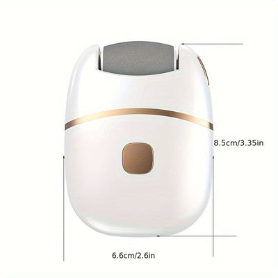 1pc Limpiador Eléctrico de Pies y Eliminador - Lima para Uñas con Cabezal Reemplazable, Alimentado por USB, para Pies Gruesos, Dedos de los Pies y Manos - Sin Cable, Batería de Litio, Afeitadora Compacta para Hogar/Viaje - Ideal para Atletas, Diabéticos,