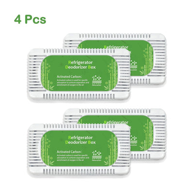 Desodorante para Refrigerador, 4/8/12 Desodorantes Naturales Inodoros para Refrigeradores, Purificador de Aire para Congeladores, Refrigeradores, Despensas y Botes de Basura