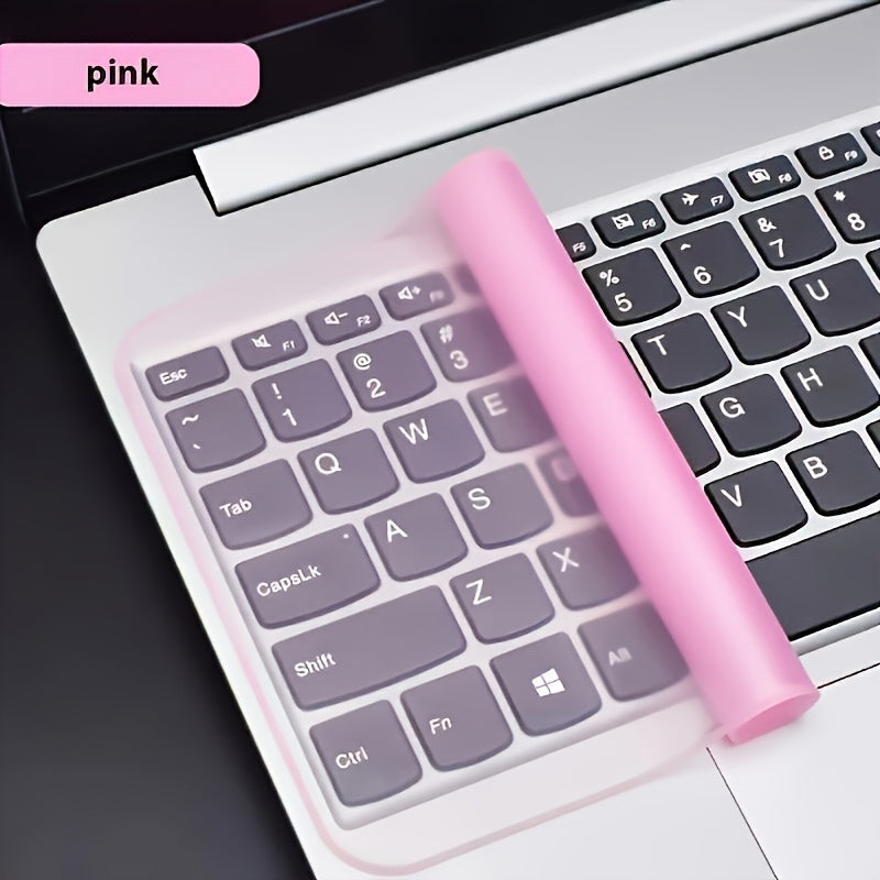 Película protectora de teclado ultradelgada para portátiles de 12-14 pulgadas, película protectora de silicona impermeable y antipolvo ultradelgada, película protectora ligera y flexible