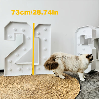 Marco tridimensional digital de tablero KT de 1 pieza, tablero KT precortado para montaje fácil, decoración para fiestas navideñas