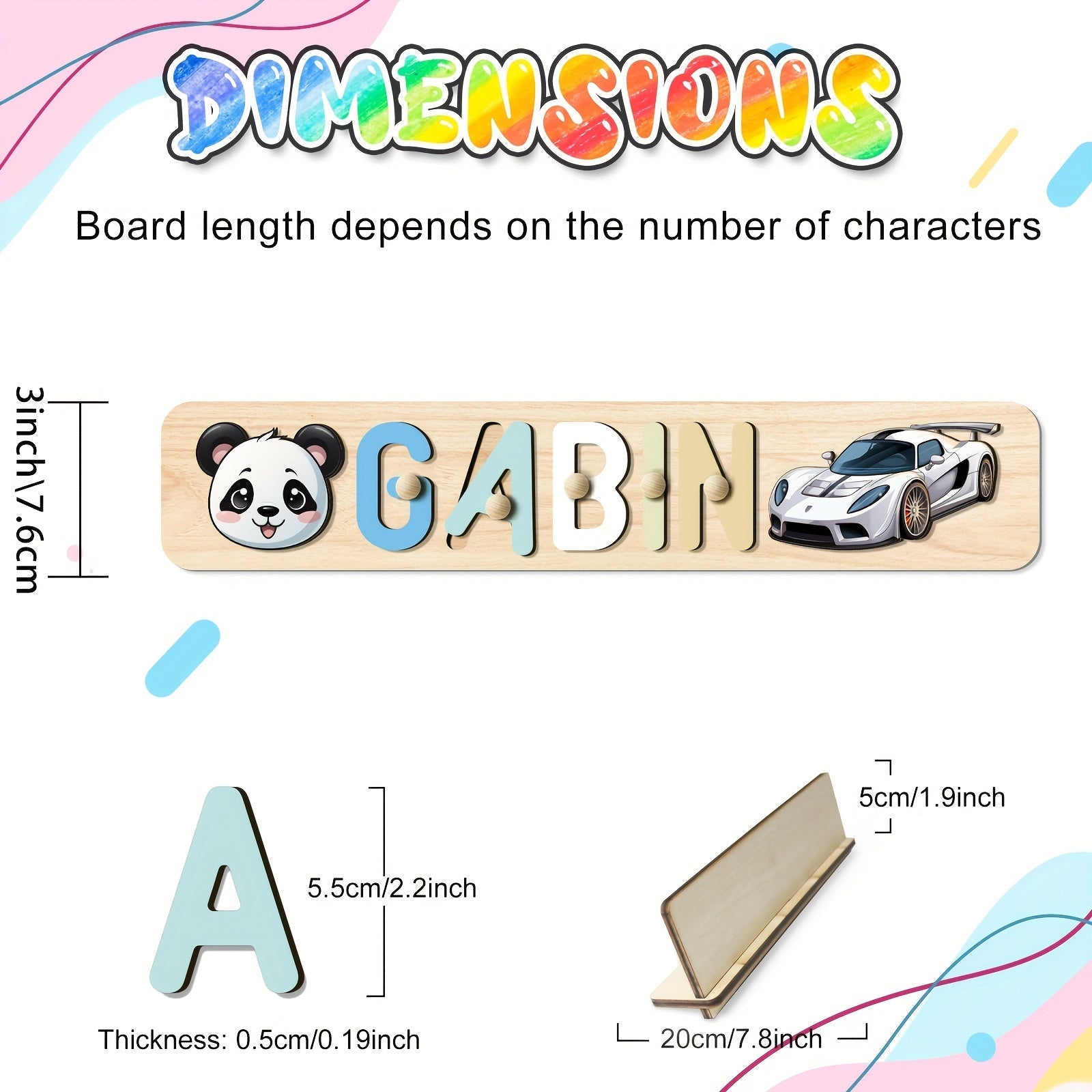 Juguete de rompecabezas de madera personalizado, 4 opciones de diseño, amarillo, no necesita energía, almacenamiento y transporte de arte, perfecto para aprender y familia, ideal para regalos de Navidad y Halloween