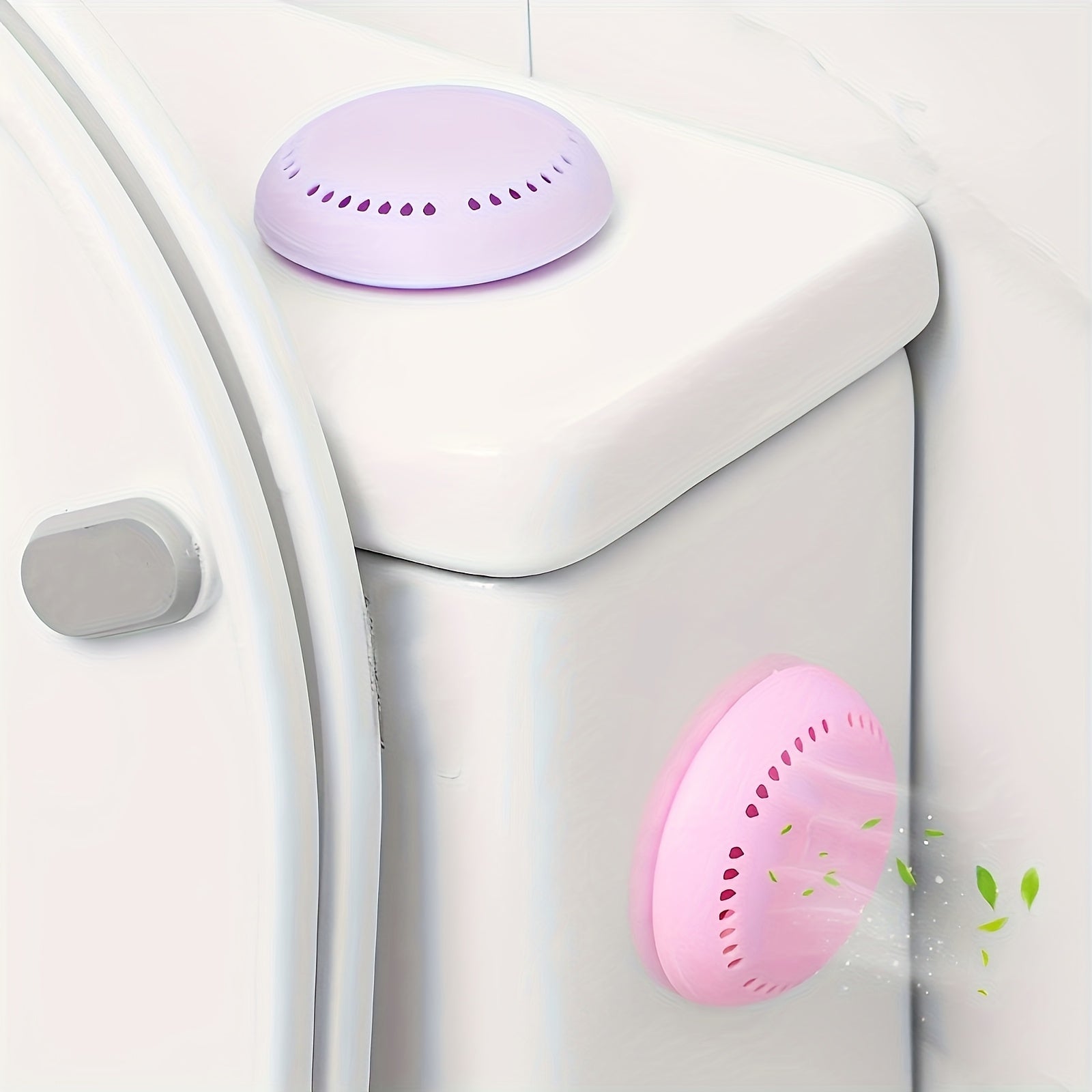 12 tabletas aromáticas + 2 cajas de tabletas ambientadoras con aroma a lavanda y rosas - Desodorante de larga duración ideal para hogar, auto, baño, armario y clóset - Desodorante sólido comprimido con estuche adicional