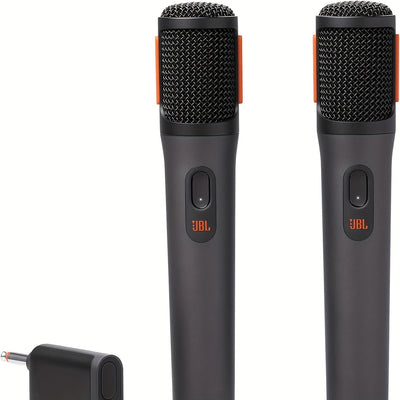 Para for jbl PartyBox Mic 2X, sistema de micrófono inalámbrico digital con batería recargable de 20 horas, voz clara y sonido nítido, WiFi estable 2.4GHz, compatible con todos los altavoces (negro), micrófono inalámbrico para fiestas, equipo de audio par