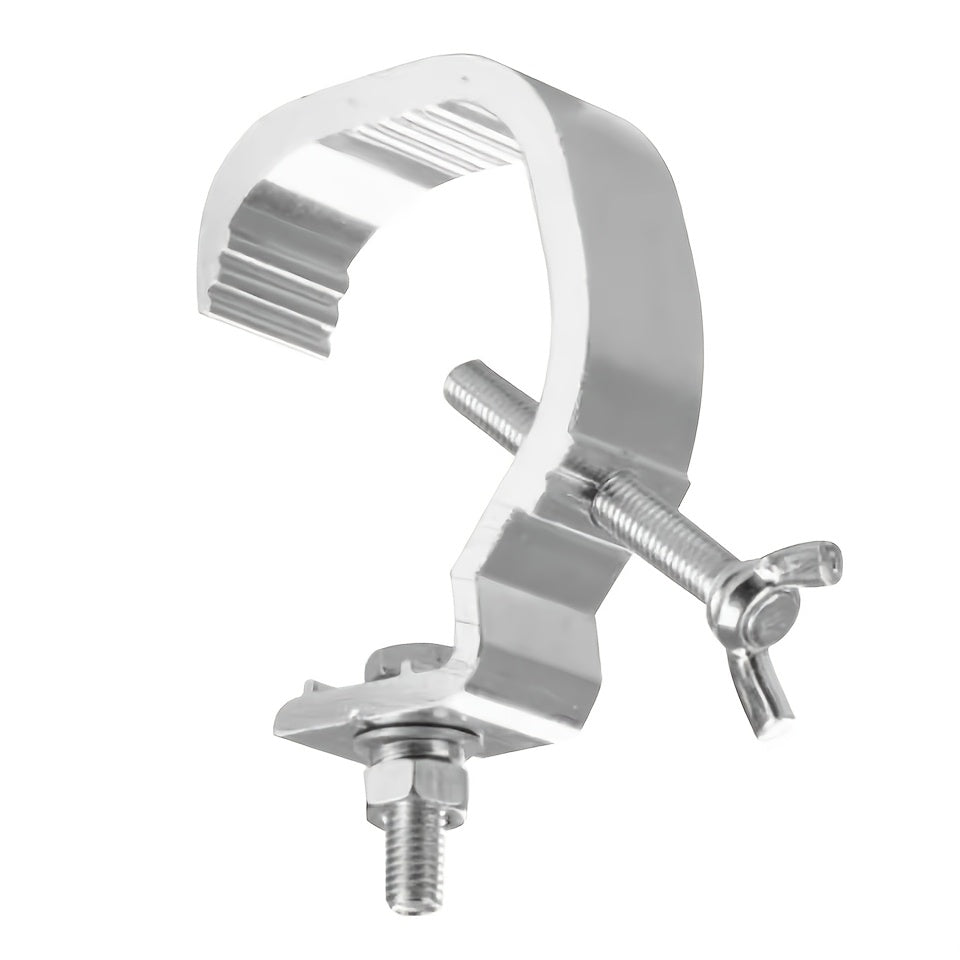 Juego de 10 Ganchos para Luces de Escenario FF, Gancho con Cierre Simple y Doble, Gancho para Faro, Gancho de Fundición de Aluminio para Luces de Palet Anchas de 20 Tarjetas de 30-52 Tubos