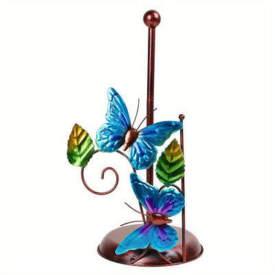 1pc Soporte De Papel De Cocina, Estante De Almacenamiento De Película Fresca, Soporte Colgante De Pañuelos, Soporte De Servilletas Sin Perforación, Soporte De Papel De Rollo De Gabinete, Estante Doméstico, Suministros De Cocina