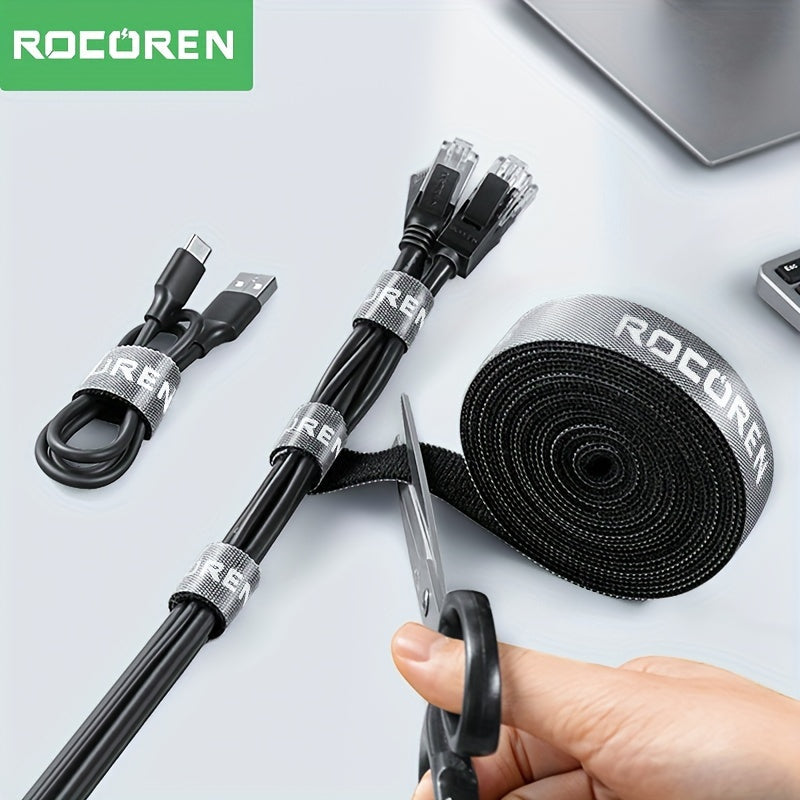 Organizador De Cables Rocoren, Enrollador De Cables, Cargador De Gestión De Cables USB, Protector Para Teléfono, Ratón, Auricular, Soporte De Cable, Protección De Cable