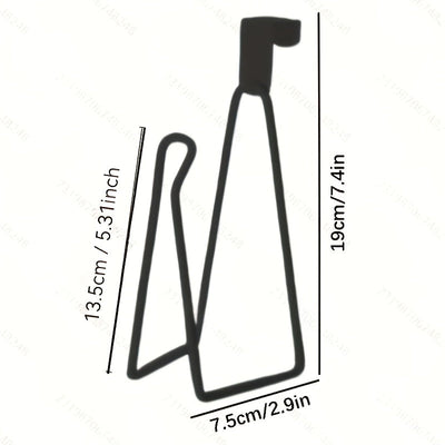 Soporte para papel higiénico de acero inoxidable montado en la pared, 1 unidad, pintado para fácil instalación y ahorro de espacio, ideal para baños y exteriores