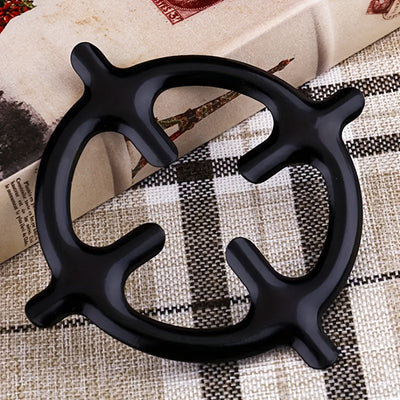 2 piezas de soportes de cubierta de horno de metal de alta resistencia con agarre antideslizante y ajuste seguro para teteras, tazas de café, teteras - Ideal para hogares, restaurantes, cafeterías, hornos para teteras, soporte de cubierta de tetera, aspe