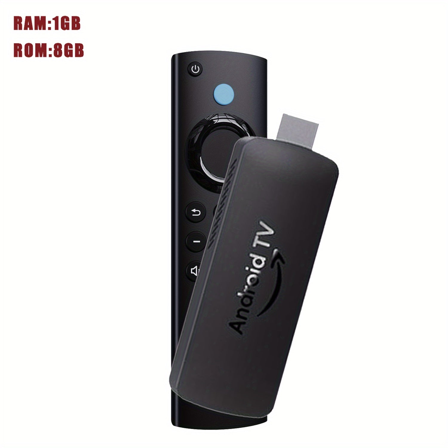 LOONGYU I96 D6 TV Stick, 4K Ultra HD Android TV Stick - Allwinner H313 Quad-Core, Android 10.0, 1GB RAM, 8GB Almacenamiento | WiFi Dual-Band 2.4G/5G | Decodificación H.265 4K@60fps | Plug & Play HD con Control Remoto Incluido
