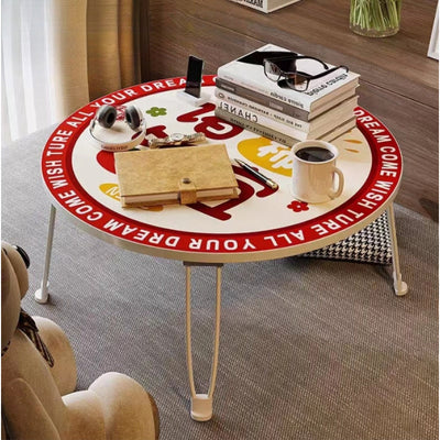 Mesita plegable moderna amarilla, mesa de salón para libros, revistas y computadoras, 3 tamaños disponibles - decoración para hogar, oficina, dormitorio o cocina