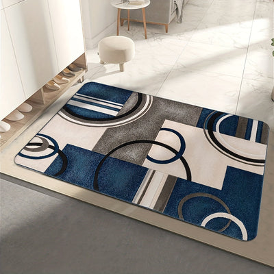 Alfombra absorbente antideslizante para entrada de casa, poliéster, disponible en tamaños 39.88x59.69 cm, 49.78x79.76 cm, 44.7x119.38 cm