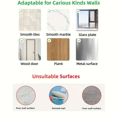 Porta jabón de acero inoxidable para montar en la pared, instalación sin taladro, diseño con drenaje, forma rectangular, aspecto moderno y elegante para almacenamiento en el baño, accesorios para baño, soporte para jabón duradero