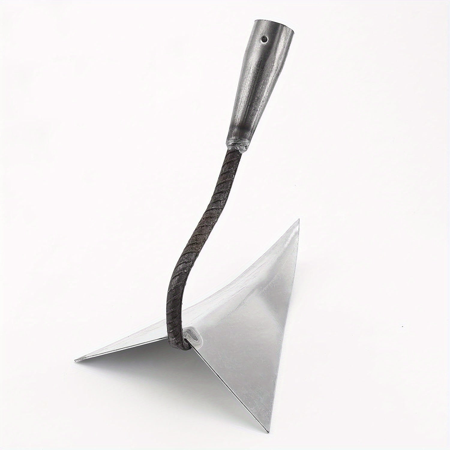1 Azada de Jardín en Forma de V con Hoja Afilada Triangular para Cavar y Aflojar la Tierra - Herramienta Metálica Duradera para Deshierbar - Ideal para Jardinería y Siembra en el Patio Trasero - Sin Necesidad de Electricidad, Jardinería Manual | Accesori