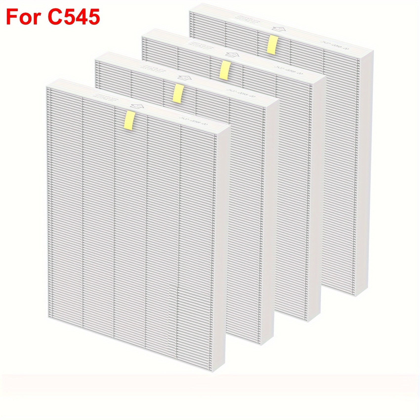 Filtro de reemplazo C545 compatible con purificador de aire Winix C545, solo filtro HEPA S, para filtro S de Winix 1712-0096-00, 4 paquetes de filtros HEPA VERDADEROS