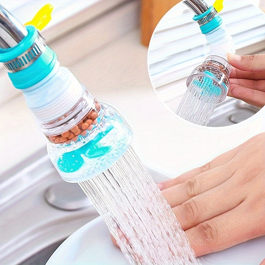 Filtro de agua para grifo con purificador y extensión giratoria, diseño de jarra transparente, sin necesidad de electricidad, accesorio de plástico para fregadero, control de flujo de agua, filtro en forma de jarra, construcción de plástico, filtros de a