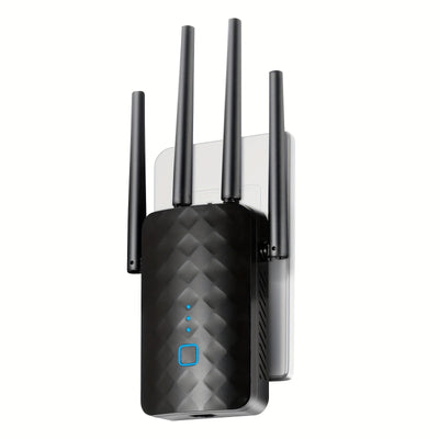 Amplificador de señal inalámbrica WiFi versátil - Cubre 9860 pies cuadrados, 60 dispositivos, incluye puerto Ethernet, configuración rápida, amplificador de señal inalámbrica para uso empresarial y doméstico, repetidor de extensión de WiFi