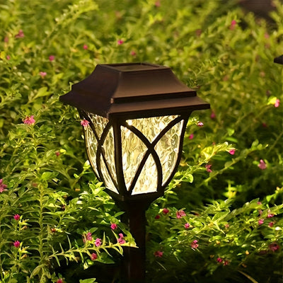 6 unidades de luces de jardín solares LED, luces decorativas para césped al aire libre, polipropileno, batería de níquel, alimentadas por energía solar, ≤36V