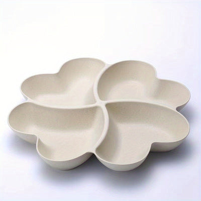 Plato para frutas, postres y dulces, 1 unidad, colorido, irrompible, plástico resistente, ideal para fiestas, bodas, café bar o living