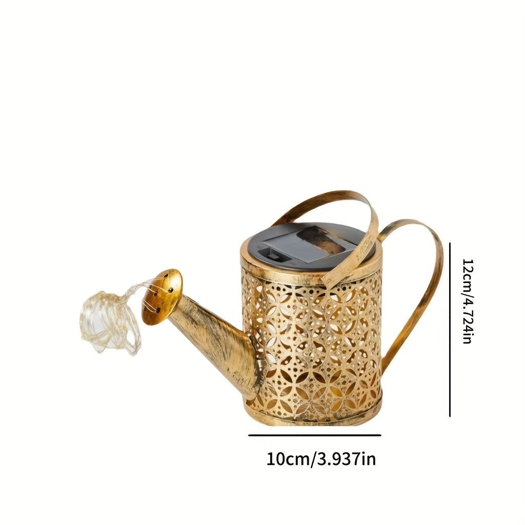 Regadera LED Solar, Rociador de Macetas en Forma de Estrella, Lámpara de Suelo - Ideal para Iluminación Decorativa de Jardín Exterior, Caminos y Patios, Regalo Perfecto para Familiares y Amigos -