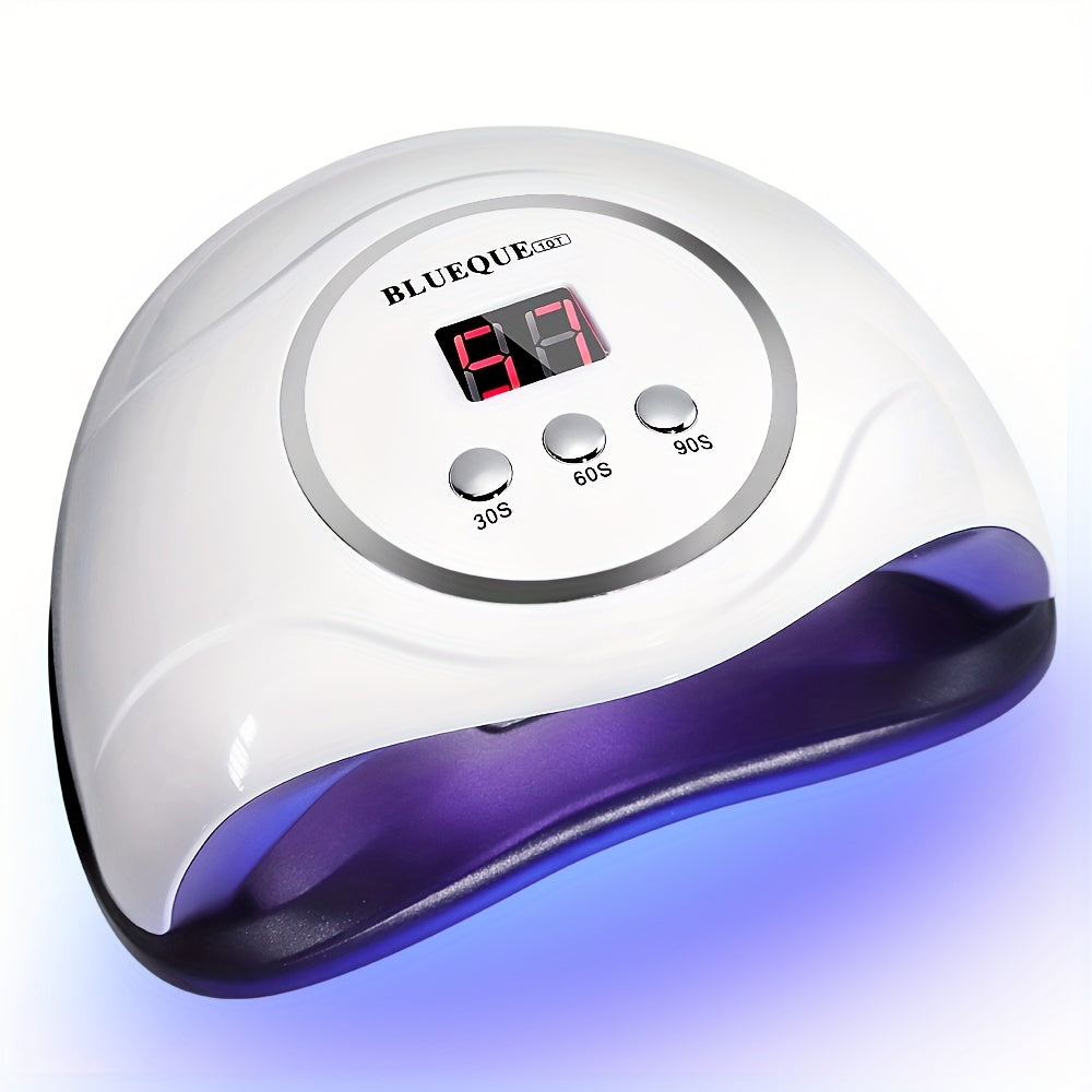 Luz LED para uñas 10T, luz para uñas para hogar y salón, secador de uñas LED con sensor automático/3 configuraciones de temporizador para esmalte de gel, herramienta profesional para arte de uñas y uñas de los pies.