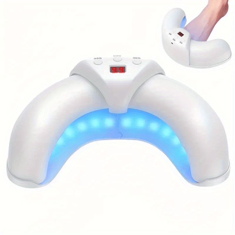 Linterna LED Portátil en Forma de U con Pantalla Digital - 3 Modos Ajustables, Alimentación USB, Diseño Ergonómico con Temporizador, Sin Olores, Fácil de Usar, Ideal para Manos y Pies | Regalo Perfecto para Halloween, Navidad, San Valentín y Más! Accesor