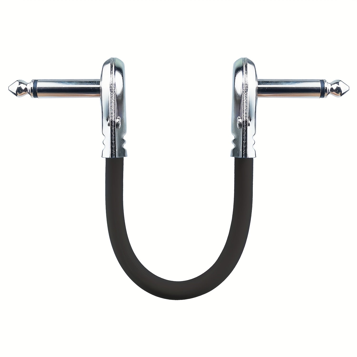 6 piezas de cables de parche de guitarra premium de 12", cables de parche de guitarra premium de 1mm de cobre para reducir el ruido y mejorar la señal en la configuración de pedalboard (multicolor), cable de guitarra, accesorios de pedalboard, diseño vib