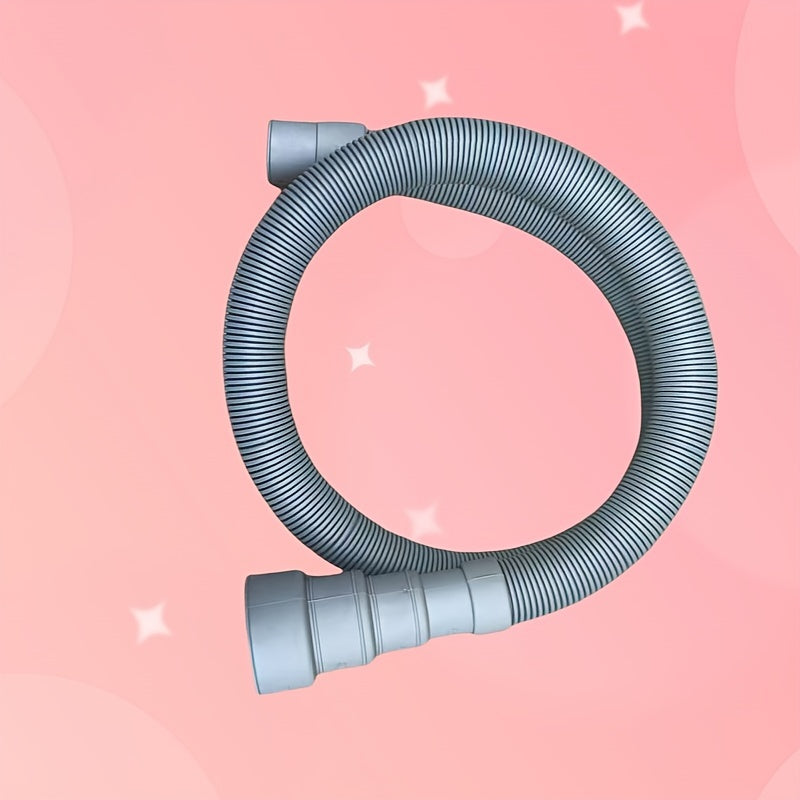 Extensión de manguera de drenaje de lavadora automática universal - Tubo de drenaje flexible de plástico de múltiples diámetros con diseño de estrella, duradero y fácil de instalar para una eficiente drenaje de agua, accesorios de lavadora, diseño elegan