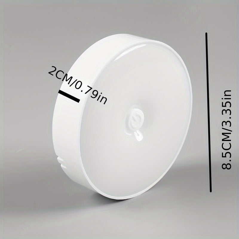 3 luces inteligentes para la noche - Blanco cálido y frío, brillo ajustable, control táctil, recargable por USB, diseño moderno con temática espacial para ventilador de techo de dormitorio