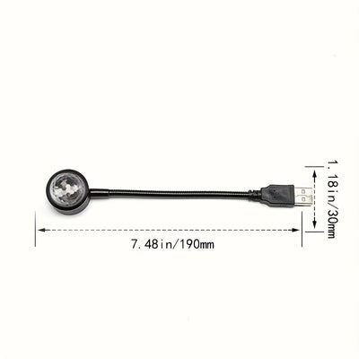 Lámpara LED para Techo de Coche con Alimentación USB - Luz Nocturna Colorida con Música, Perfecta para Navidad, Bodas, Cumpleaños y Más, Ideal para Navidad