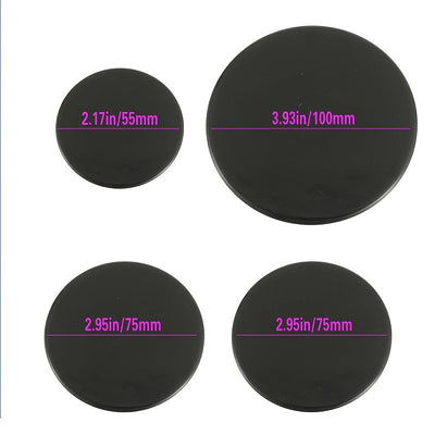 4pcs Adecuado para Estufa de Gas Incorporada SABAF Accesorios de Estufa de Gas Cubierta de Fuego Plana (55mm1pcs+75mm2pcs+100mm1pcs)