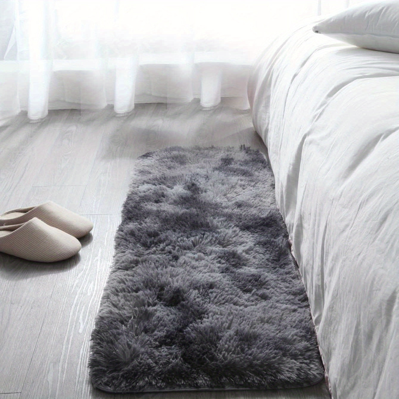 1 Unidad, Alfombra De Felpa Suave Para Sala De Estar, Alfombra De Suelo Esponjosa Y Peluda Para Dormitorio, Alfombras De Decoración Del Hogar, Bonita Alfombra Lavable A Máquina Antideslizante De Lujo, Sala De Estar, Dormitorio, Sala De Juegos, Dormitorio